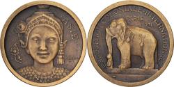 World Coins - France, Medal, Exposition Coloniale Internationale, Paris, Asie, 1931, Copper