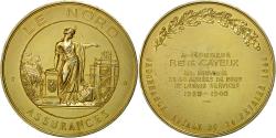 World Coins - France, Medal, Le Nord, Assurances, , Vermeil