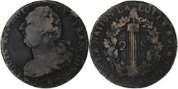 World Coins - France, Louis XVI, 2 sols François, 1792 / AN 4, Rouen, Copper,