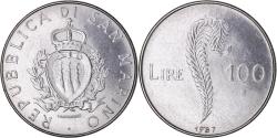 World Coins - Coin, San Marino, 100 Lire, 1987, Rome, , Steel, KM:207