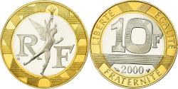 World Coins - Coin, France, Génie, 10 Francs, 2000, Paris, Proof, , Aluminum-Bronze