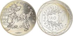 World Coins - France, 10 Euro, Fraternité, Astérix chez les Bretons, 2015, Paris,