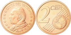 World Coins - Vatican, 2 Euro Cent, 2004, , Copper Plated Steel