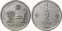 World Coins - Israel, 1/2 Sheqel, 5740 (1980), Copper-nickel,