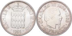 World Coins - Coin, Monaco, Rainier III, 10 Francs, 1966, Monnaie de Paris, , Silver