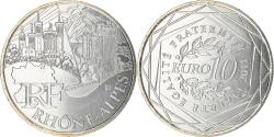 World Coins - France, 10 Euro, Rhône Alpes, 2011, Paris, , Silver, KM:1751