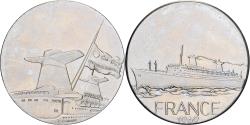 World Coins - France, Medal, Compagnie Générale Transatlantique, France, Copper-nickel, C.