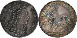 World Coins - France, Token, Louis XV, Late Cuncta Profundit, ca. 1715, Silver,