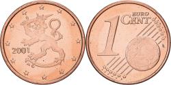 World Coins - Finland, 1 Centime, 2001, Vantaa, Copper Plated Steel, , KM:98