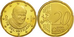 World Coins - VATICAN CITY, 20 Euro Cent, 2008, , Brass, KM:386