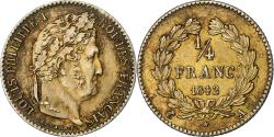 World Coins - France, Louis-Philippe I, 1/4 Franc, 1842, Paris, Silver, , Gadoury:355