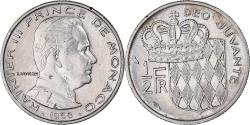 World Coins - Coin, Monaco, 1/2 Franc, 1968