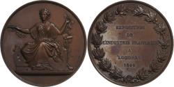 World Coins - France, Medal, Exhibition in London, 1849, Copper, Bovy,