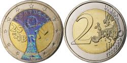 World Coins - Portugal, 2 Euro, Carnation Revolution, Iridescent, 2014, Lisbon, Bi-Metallic