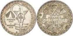 World Coins - West African States, 500 Francs, 1972, Silver, , KM:7