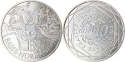 World Coins - France, 10 Euro, Basse Normandie, 2012, Paris, , Silver, Gadoury:EU514
