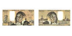 World Coins - France, 500 Francs, Pascal, 1977, Q.74, EF(40-45), Fayette:71.17, KM:156d