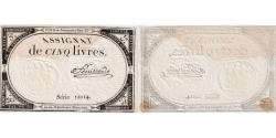 World Coins - France, 5 Livres, 10 brumaire de l'an 2 - (31 octobre 1793), 12014, AU(55-58)