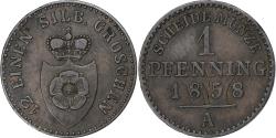 World Coins - Germany, Principality of Lippe, Pfennig, 1858, Berlin, Copper, , KM:260