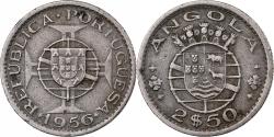 World Coins - Angola, 2-1/2 Escudos, 1956, Copper-nickel, , KM:77