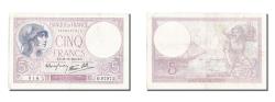 World Coins - Banknote, France, 5 Francs, 5 F 1917-1940 ''Violet'', 1940, 1940-12-26