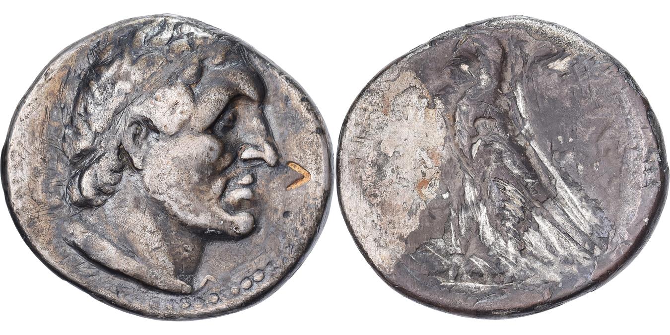 TKC120 メタポントゥム ― 豊穣の象徴「小麦の穂」トリオボル銀貨