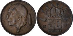 World Coins - Belgium, 50 Centimes, 1973