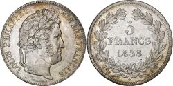 World Coins - France, Louis-Philippe, 5 Francs, 1838, Paris, Silver, , Gadoury:678