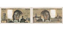 World Coins - France, 500 Francs, Pascal, 1978, L.97, EF(40-45), Fayette:71.18, KM:156d
