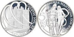 World Coins - San Marino, 5 Euro, Andréa Mantegna, 2006, , Silver, KM:476