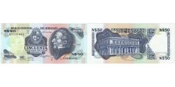 World Coins - Banknote, Uruguay, 50 Nuevos Pesos, Undated (1989), Undated, KM:61a, UNC(65-70)