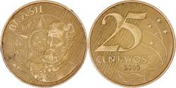 World Coins - Coin, Brazil, 25 Centavos, 2000