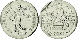 World Coins - Coin, France, Semeuse, 2 Francs, 2001, Paris, BU, , Nickel, KM:942.1