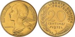 World Coins - Coin, France, Marianne, 20 Centimes, 1973, Paris, FDC,