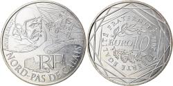 World Coins - France, 10 Euro, Nord-Pas de Calais, 2012, Paris, , Silver, KM:1880
