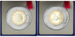 World Coins - France, 2 Euro, 10 Years of EMU, Proof, 2009, MDP, Bi-Metallic,
