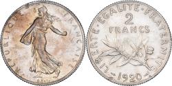 World Coins - France, 2 Francs, Semeuse, 1920, Paris, Silver, , Gadoury:532, KM:845.1