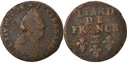 World Coins - Coin, France, Louis XIV, Liard de France au buste âgé, troisième type, Liard