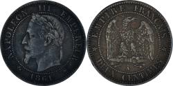 World Coins - Coin, France, Napoleon III, 2 Centimes, 1861, Paris, , Bronze