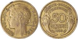 World Coins - Coin, France, Morlon, 50 Centimes, 1939, Paris, , Aluminum-Bronze