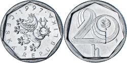 World Coins - Coin, Czech Republic, 20 Haleru, 1997, , Aluminum, KM:2.1