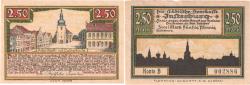 World Coins - Banknote, Germany, Insterburg, 2.5 Mark, village 1, O.D, UNC(65-70), Mehl:645.1a