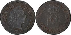 World Coins - France, Louis XV, Liard à la Vieille Tête, 1772, Montpellier, Copper