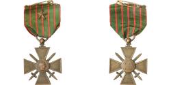 World Coins - France, Croix de Guerre, Medal, 1914-1916, Une Citation, Very Good Quality