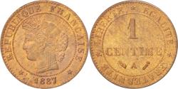 World Coins - Coin, France, Cérès, Centime, 1887, Paris, , Bronze, KM:826.1