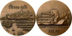 World Coins - France, Medal, XLVIIème Congrès National HLM, 1986, Bronze, Lovy,