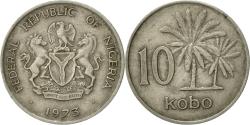 World Coins - Coin, Nigeria, Elizabeth II, 10 Kobo, 1973, , Copper-nickel, KM:10.1