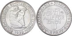 World Coins - Switzerland, 5 Francs, Lucerne (Luzern) Shooting Festival, 1939, Bern, Silver