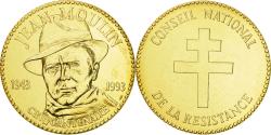 World Coins - France, Medal, 1939-1945, Conseil National de la Résistance, Jean Moulin, 1993