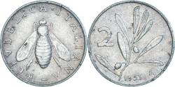 World Coins - Coin, Italy, 2 Lire, 1953, Rome, , Aluminium, KM:94